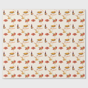Spanischer Fiesta-Stil Geschenkpapier