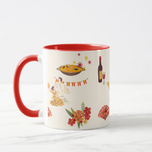 Spanischer Fiesta-Stil Tasse
