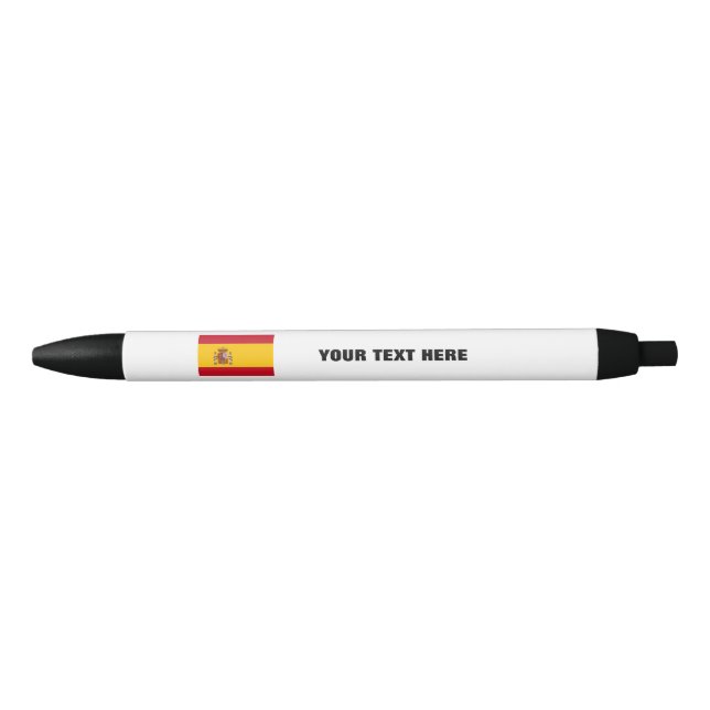 Spanischer Flaggenstift mit kundenspezifischem Kugelschreiber (Vorderseite)