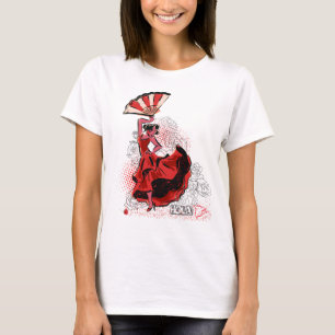 Spanischer Flamenco-Tänzer T-Shirt