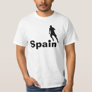 Spanischer Fußball, anpassbar T-Shirt