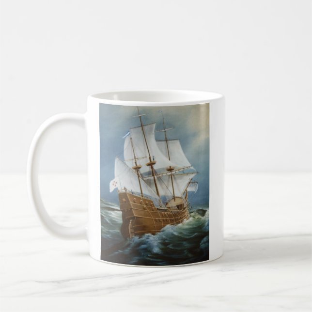 Spanischer Galleon Kaffeetasse (Links)