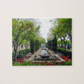 Spanischer Garten-Brunnen Puzzle