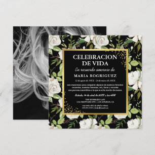 Spanischer Gedenkdienst   Espanol Foto Beerdigung Einladung
