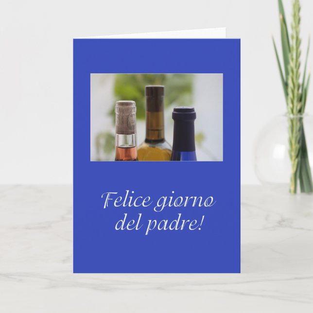 Spanischer glücklicher Vater Karte (Vorderseite)