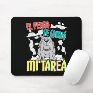 Spanischer Hund hat meine Hausaufgaben gefressen - Mousepad