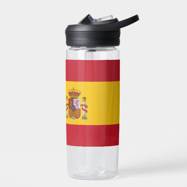 Spanischer Individuelle Name für Flaggen und Text Trinkflasche (Links)