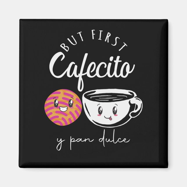 Spanischer Kaffee Lover Pun Funny Coffein Abhängig Magnet (Vorne)