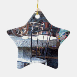 Spanischer Kaktus Stillleben Keramik Ornament