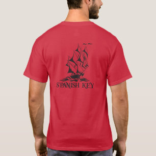 Spanischer Key-T - Shirt - Schwarzes Logo