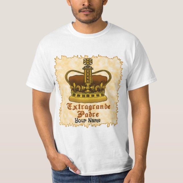 Spanischer König Vater T-Shirt (Vorderseite)