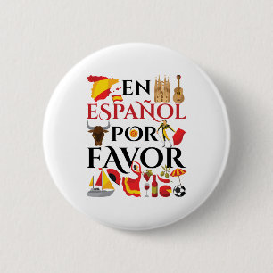 Spanischer Lehrer En Espanol Pour Button