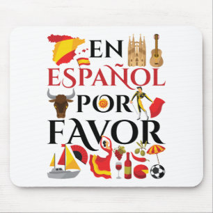Spanischer Lehrer En Espanol Pour Mousepad