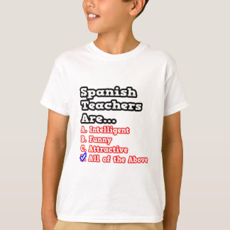 Spanischer Lehrer Quiz...Joke T-Shirt