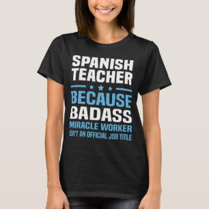 Spanischer Lehrer T-Shirt