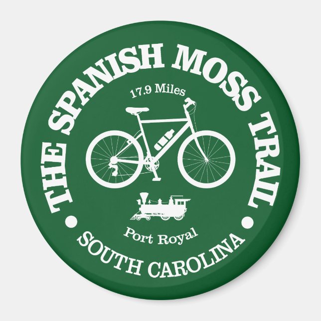Spanischer Moosweg (Radfahren) Magnet (Vorne)