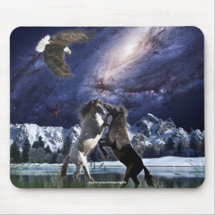 Spanischer Mustang Eagle, Fantasy Horses Mousepad