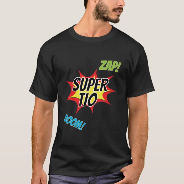 Spanischer Onkel Geschenk Regalo Para Tio El Super T-Shirt (Vorderseite)