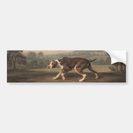 Spanischer Pointer Dog (von George Stubbs) Autoaufkleber