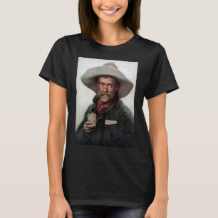Spanischer Ranchero Cowboy in Old West Saloon T-Shirt