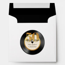 Spanischer Retro Vinyl Rekord 50 Jahre Jubiläum