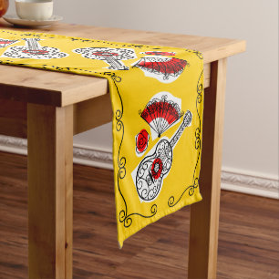 Spanischer Souvenirs Border Table Runner 16 X 108 Großer Tischläufer