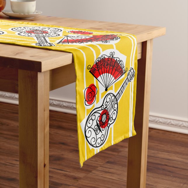 Spanischer Souvenirs Tischläufer 16 x 90 (Beispiel)