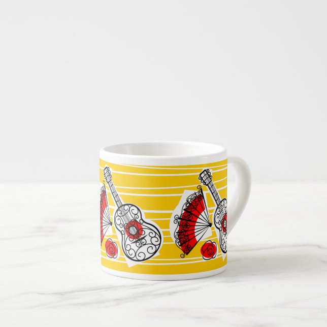 Spanischer Souvenirs Trio Tasse Espresso (Vorderseite Rechts)