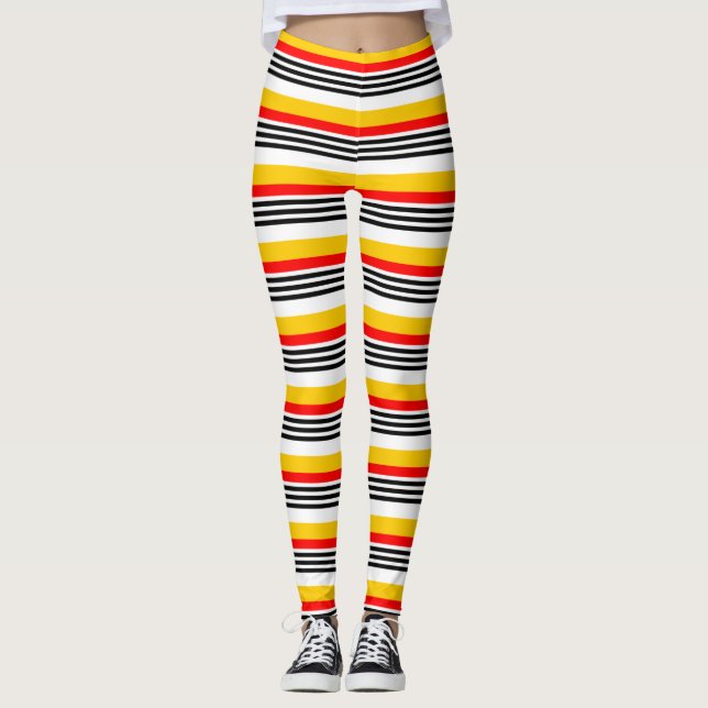Spanischer Streifen Classic Multi Leggings (Vorderseite)