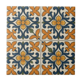 Spanischer Talavera-Stil Fliese