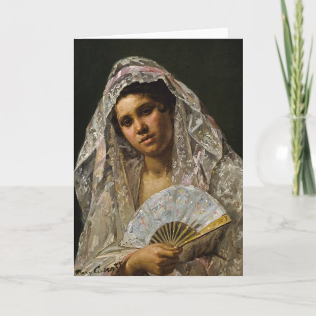 Spanischer Tänzer | Mary Cassatt Karte (Vorderseite)
