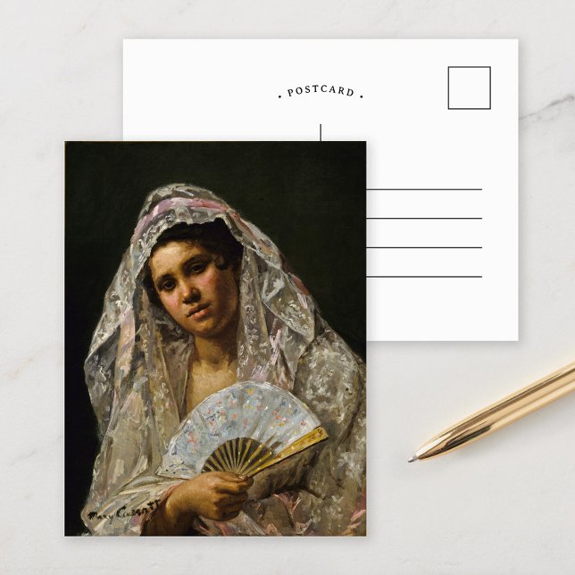 Spanischer Tänzer | Mary Cassatt Postkarte (Von Creator hochgeladen)