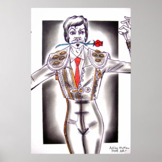 Spanischer Tänzer Poster