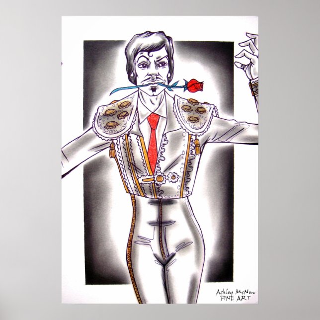 Spanischer Tänzer Poster (Vorne)