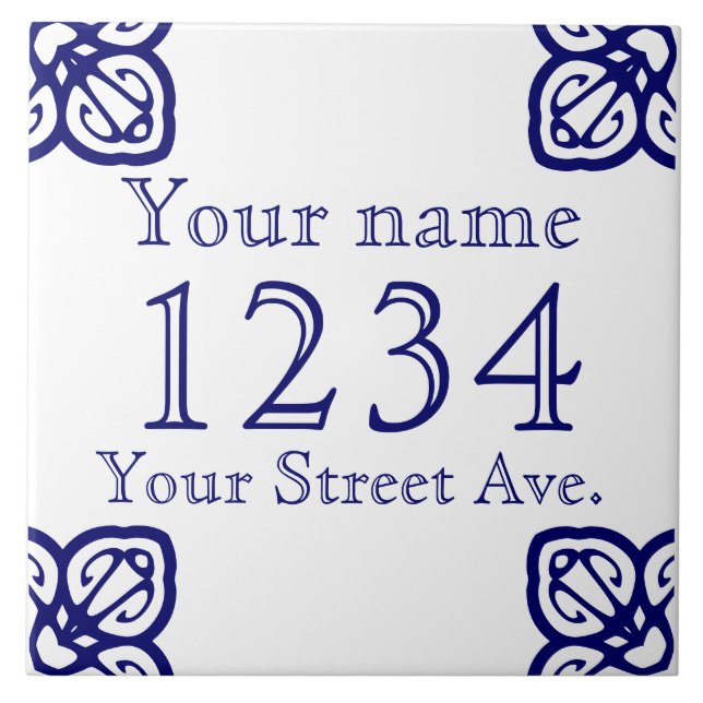 Spanischer Tile House Fliese (Vorderseite)