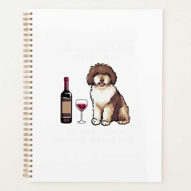 Spanischer Wasser und Wein Lustiger Hund 1 Planer (Vorderseite)