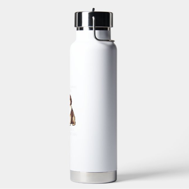 Spanischer Wasser und Wein Lustiger Hund 1 Trinkflasche (Links)