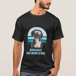 Spanischer Wasserdog Skifahren Winter Coolste Hund T-Shirt