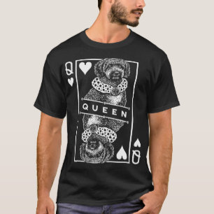 Spanischer Wasserhund Königin des Herzens Pop T-Shirt