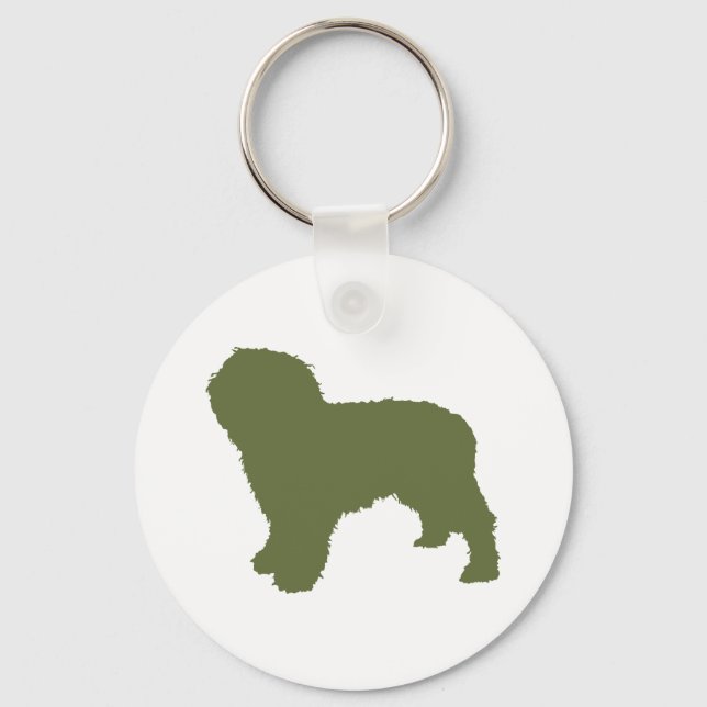 Spanischer Wasserhund Schlüsselanhänger (Vorderseite)