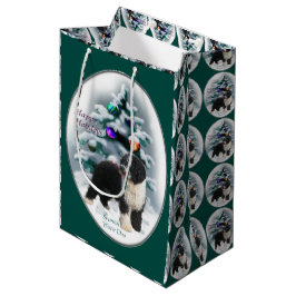 Spanischer Wasserhund Weihnachten Mittlere Geschenktüte