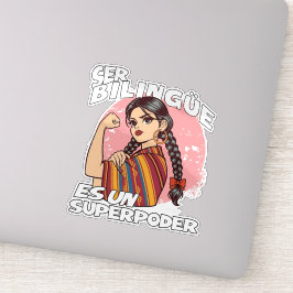 Spanischer zweisprachiger Lehrer ESL Maestra Bilin Aufkleber