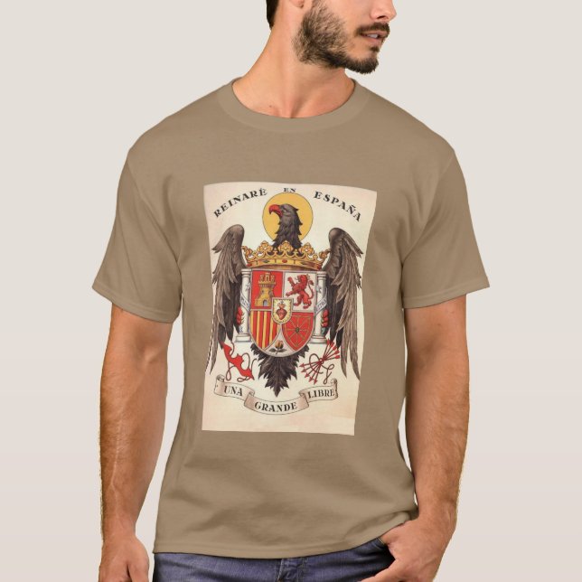 Spanisches Adler-Shirt Franco T-Shirt (Vorderseite)