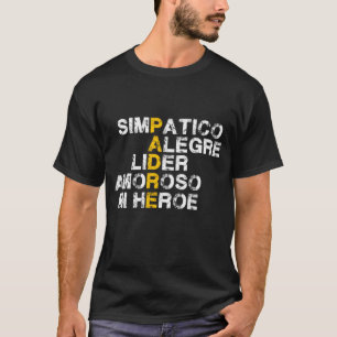Spanisches Akronym für den Vater T-Shirt