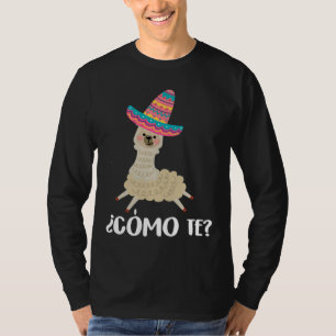 Spanisches Alpaka Cinco De Mayo Kinder Wie heißt T-Shirt