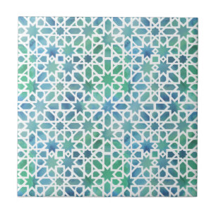 Spanisches Aquarell-Mosaik Fliese