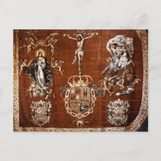 Spanisches Banner von Lepanto Postkarte