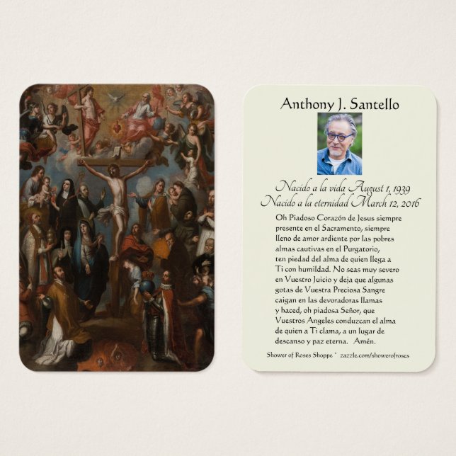 Spanisches Beerdigungsgebet (Vorne & Hinten)