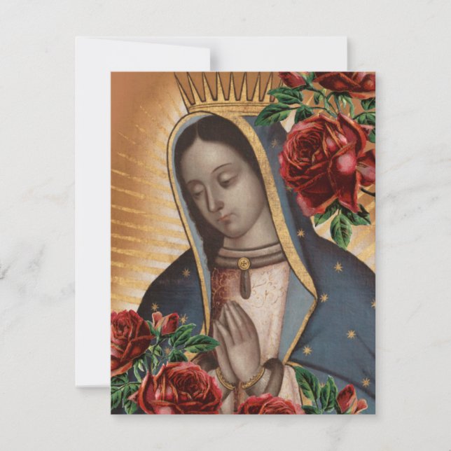 Spanisches Bestattungs-Beileid Heilige Karte Danke (Vorderseite)