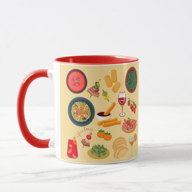 Spanisches Essen Tasse (Links)